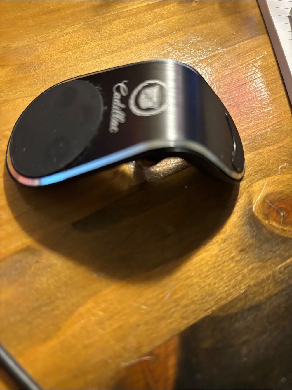 Magnetic Sleek Black Phone Clip Stand Holder